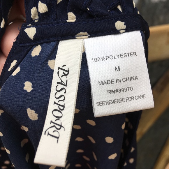 Passport M Navy Cream Tank - Picture 7 of 7